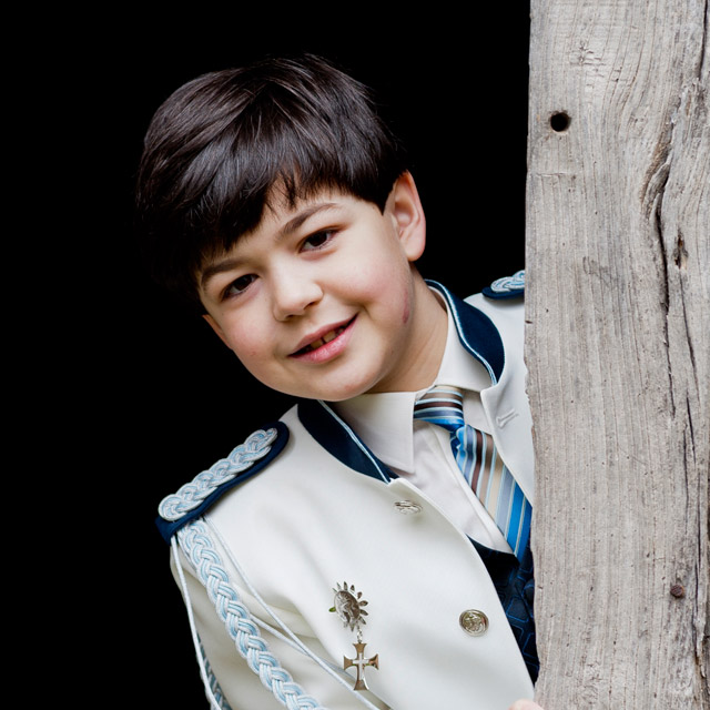 El día de su Primera Comunión