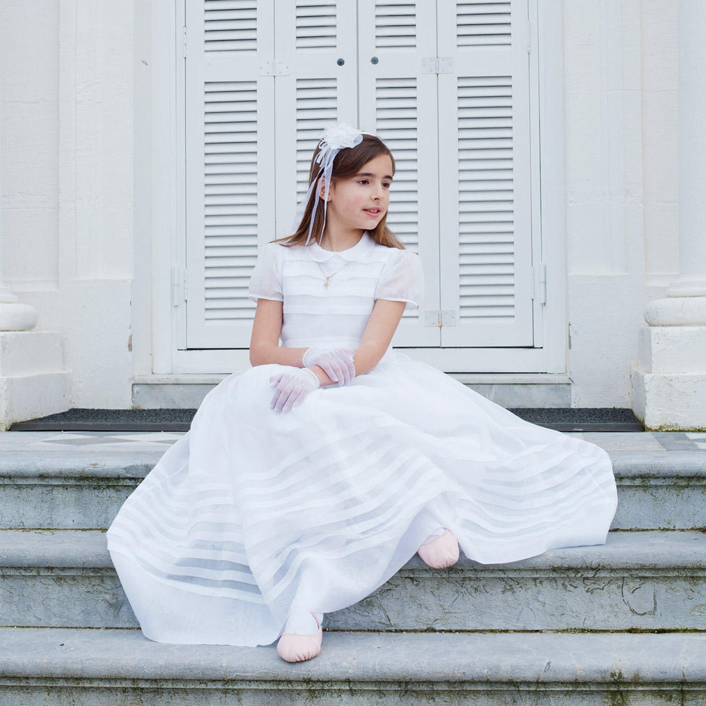 El día de su Primera Comunión