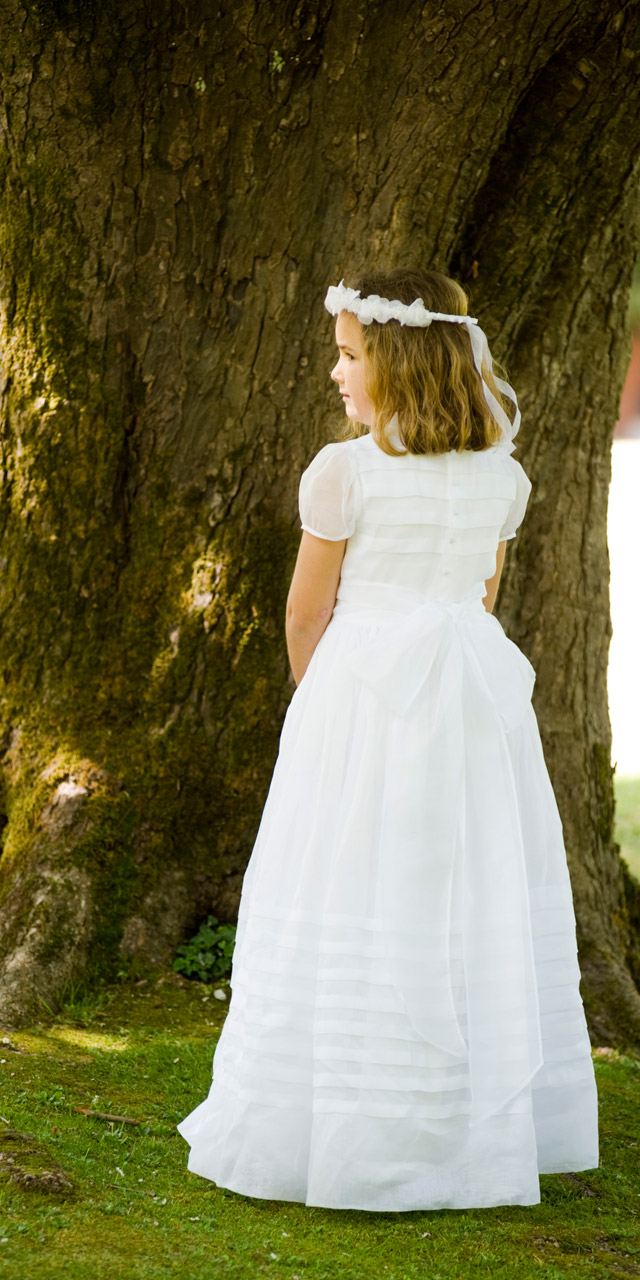 El día de su Primera Comunión