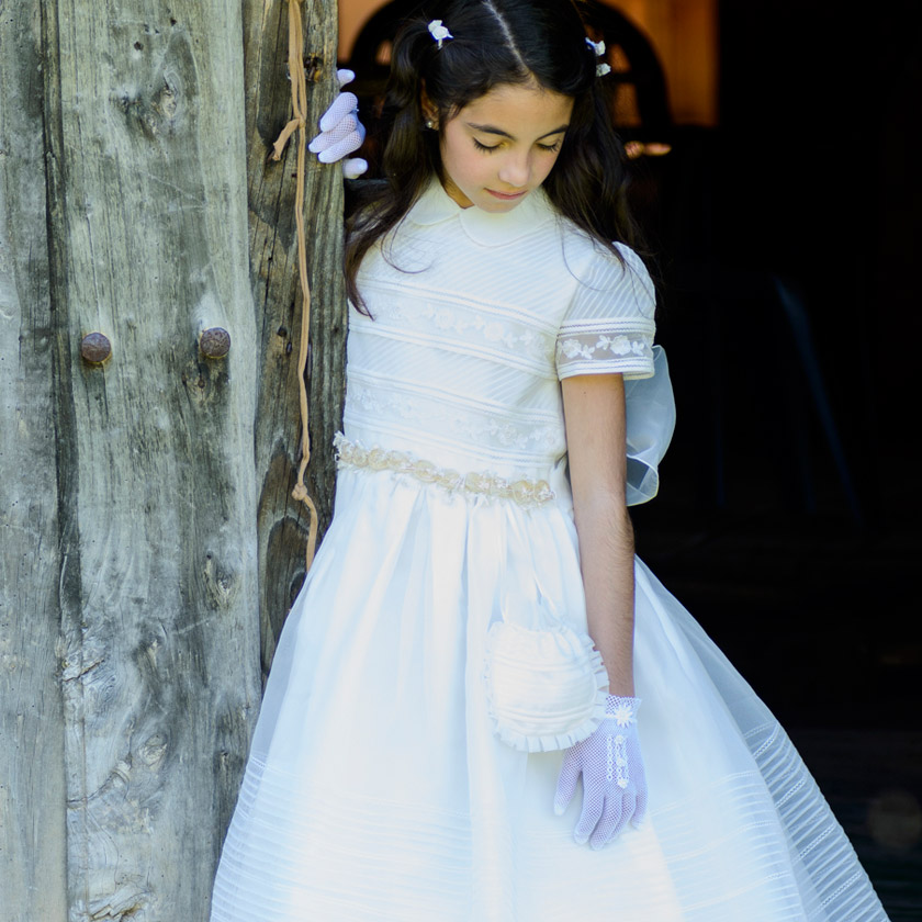 El día de su Primera Comunión