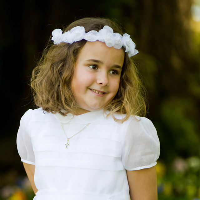 El día de su Primera Comunión