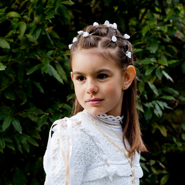 El día de su Primera Comunión